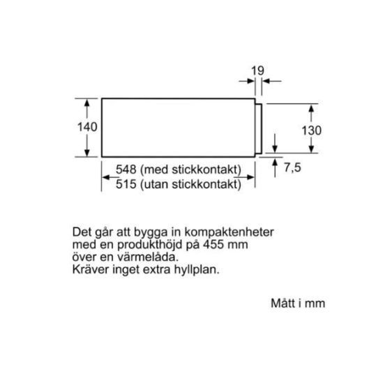 Bosch Värmelåda BI630CNW1