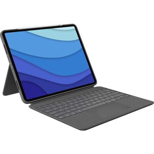 Logitech Combo Touch tangentbordsfodral för iPad Pro 11 (grå)