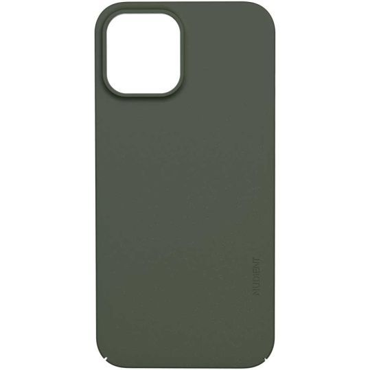 Nudient Thin iPhone 12 Pro Max Fodral v3 Pine Green