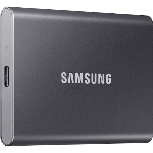 Samsung T7 extern SSD 1 TB Grå