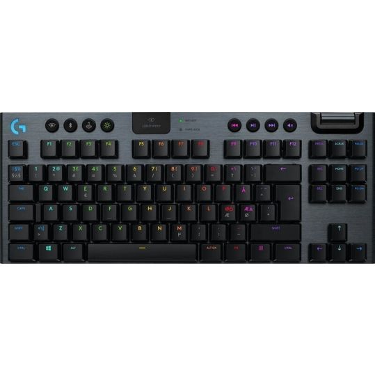 Logitech G915 TKL Lightspeed Tactile Tangentbord Svart