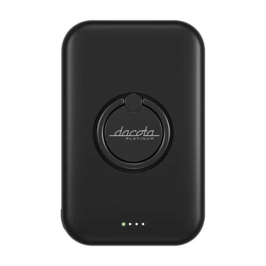 Dacota Platinum Magnetic 5000 mAh Powerbank - Svart