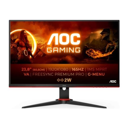 AOC 24G2SAE/BK 23,8" Full HD 165 Hz Gaming Skärm