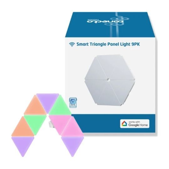 Conecto Smart Triangle Panel Lighr 9-Pack