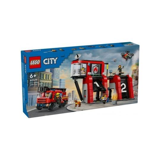 LEGO City 60414 Brandstation med brandbil