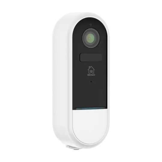 Deltaco Smart Home WiFi Dörrklocka med Kamera - Vit/Svart