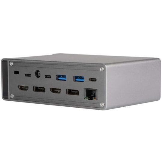 Prokord Workplace Alu Dockningsstation Displaylink 4K Torn USB Type-C