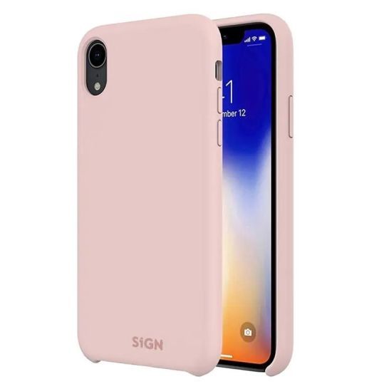SiGN Liquid Silicone Case för iPhone X och XS - Rosa
