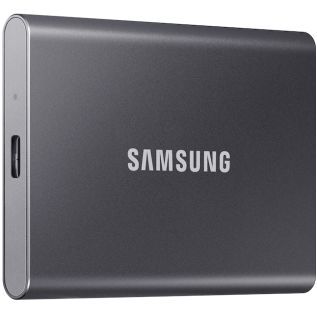 Samsung T7 extern SSD 2 TB Grå